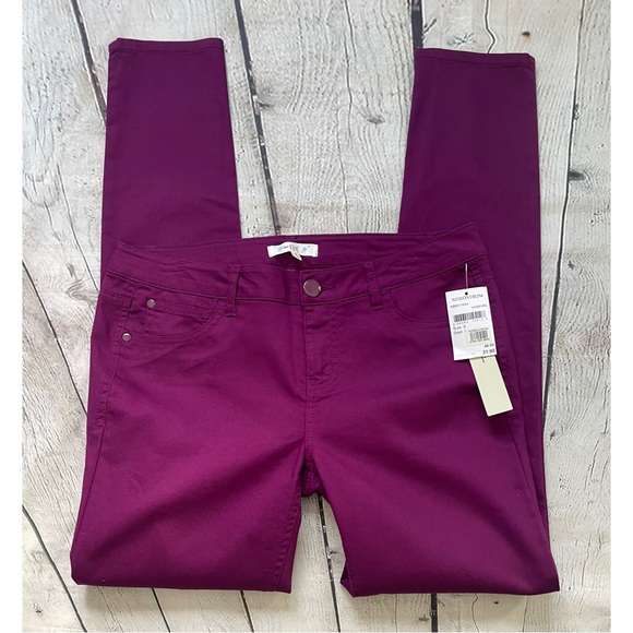 Love Fire Vampire Raspberry Skinny Jeans NWT! - Picture 1 of 14